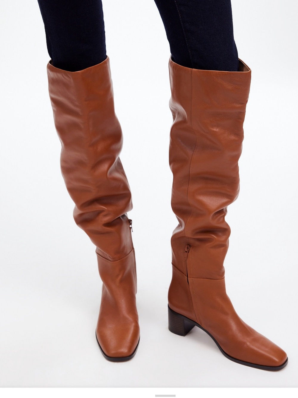 The Adaline Over-the-Knee Boot — Hazelnut Brown
